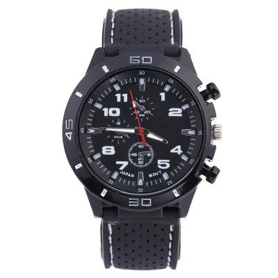 Rubber Fashion Sports Men's Watch Car Line Strap Silicone Student Watch - V.I.P Digital Presence