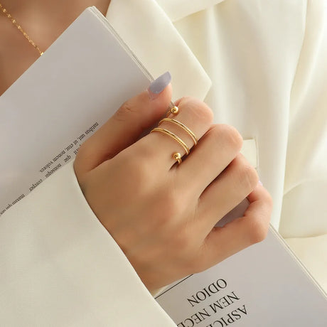 Titanium Steel Wrap Ring - V.I.P Digital Presence