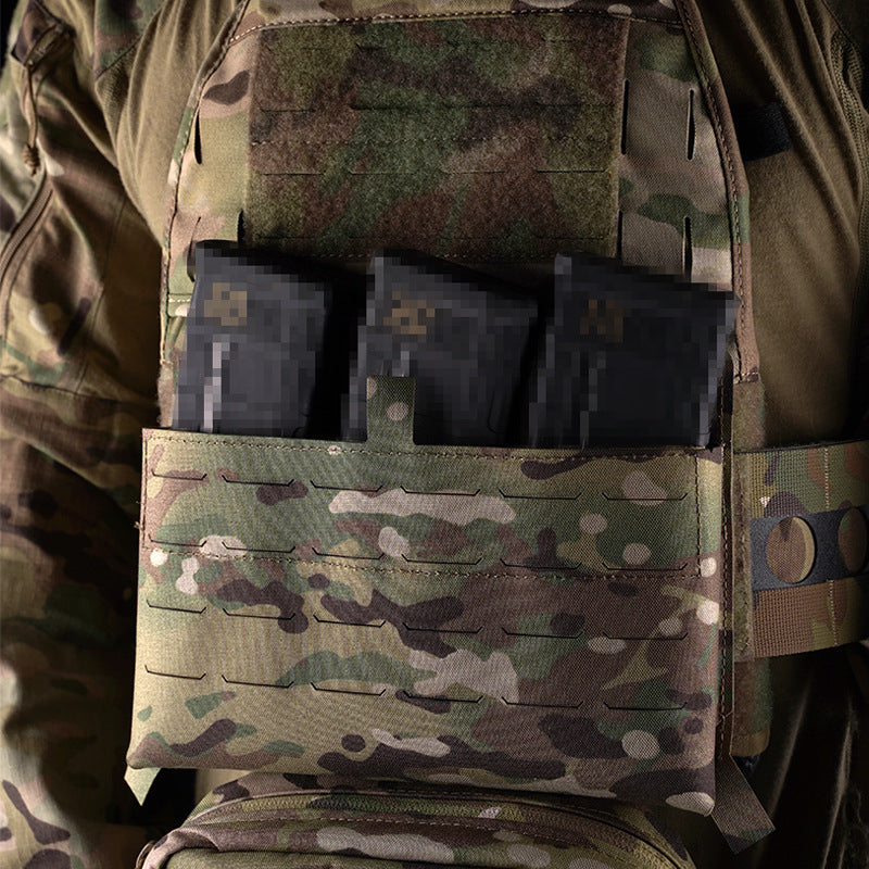 WoSporT can accommodate three 5.56 (or two 7.62) inner pockets with built-in function cover camouflage front panel - V.I.P Digital Presence