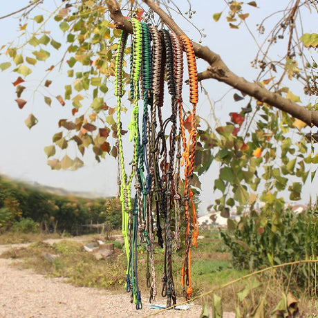 Hunting Decoy Rope Hunting Duck Call Lanyard Cord Hunter Game Whistle Lanyard Hunting Decoy Rope with 12 Adjustable Loops Rings - V.I.P Digital Presence