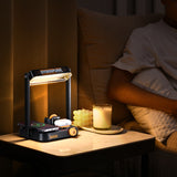 Luz nocturna de carga inalámbrica multifuncional, auricular para teléfono móvil, reloj, cargador tres en uno, mesa de cama, escritorio, lámpara de mesa pequeña