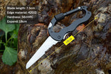 5 in 1 Outdoor Multi Function Mountaineering Buckle Fast Hanging Buckle Cross Screwdriver Carabiner Bottle Opener Wine Opener - V.I.P Digital Presence