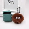 Spirited Away Dust Elf briquettes keychain pendant plush round student bag key pendant gift - V.I.P Digital Presence