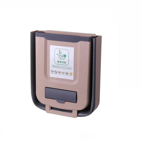 Kitchen Trash Can Portable Foldable Large Car Waste Bin For Bathroom Kitchen Cabinet Door Wall-mounted Kitchen Storage Boxes - V.I.P Digital Presence