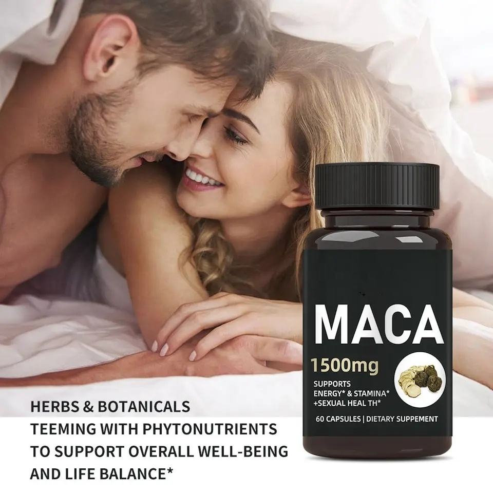 Maca Capsules  root herbal supplement maca extract energy stamina maca root extract capsules - V.I.P Digital Presence