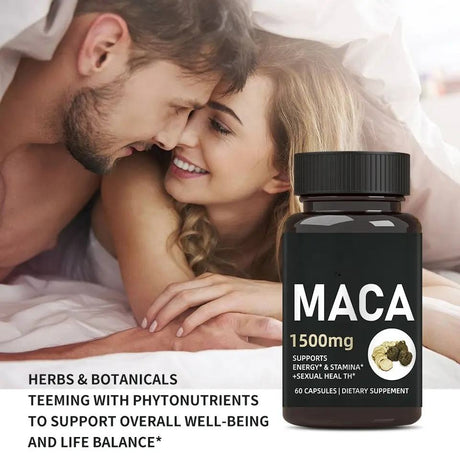 Maca Capsules  root herbal supplement maca extract energy stamina maca root extract capsules - V.I.P Digital Presence