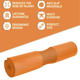 Strength Squat Pad, Comfortable Barbell Sponge for Hip, Squats and Lunges Orange barbell mat - V.I.P Digital Presence