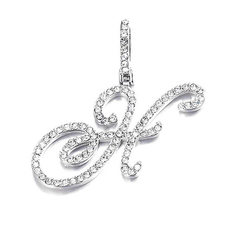 Hip hop accessories grass letter pendant melon seed buckle Cuban chain accessory - V.I.P Digital Presence