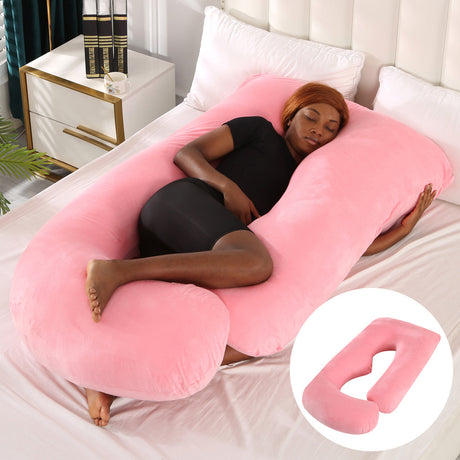 Pregnant women's pillow waist protection side sleeping slope pillow J-shaped pregnancy sleeping pillow - V.I.P Digital Presence