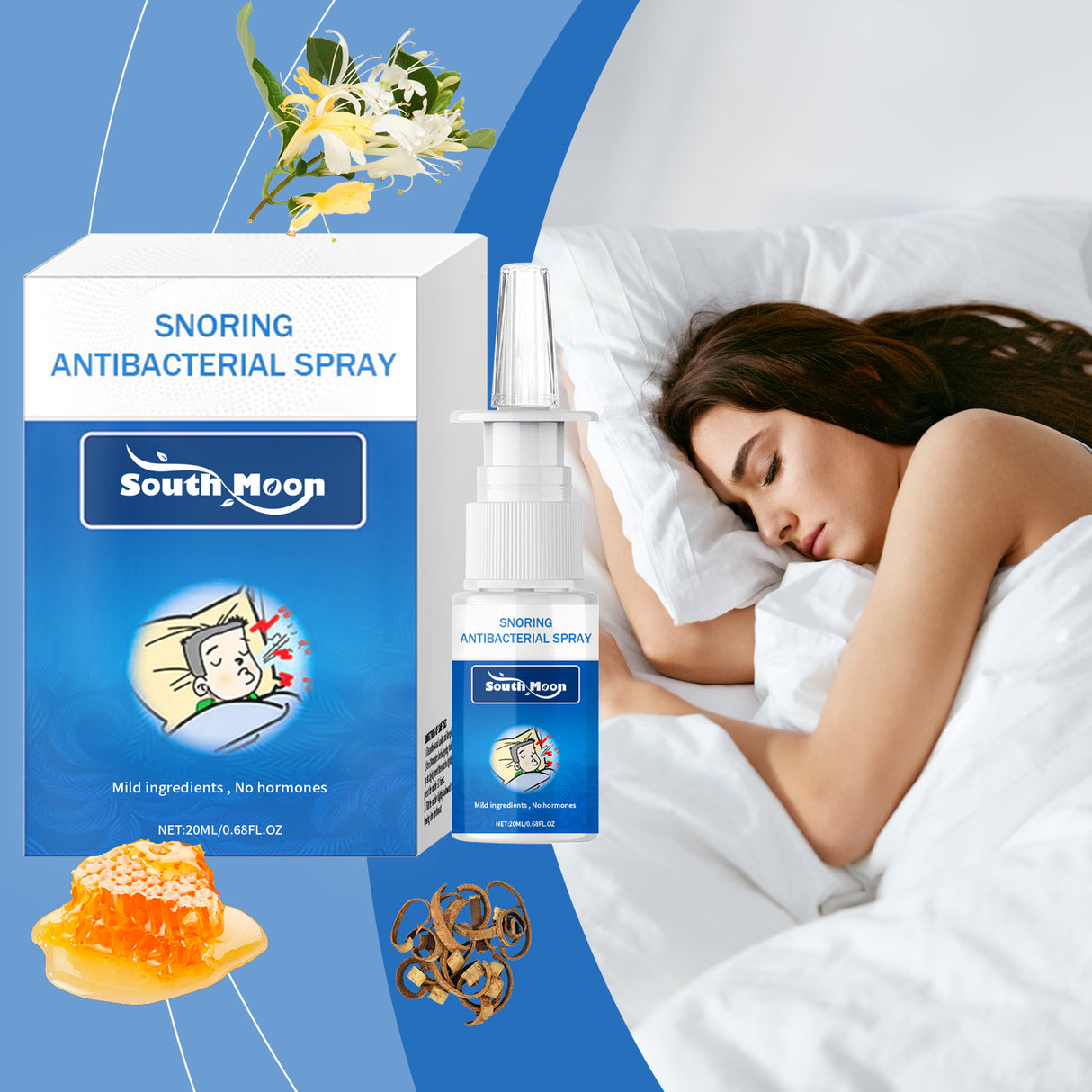 Snore Care Spray Mild Nasal Cleansing Spray Nose Care - V.I.P Digital Presence