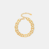 Handmade chain plated with genuine gold titanium steel material women's bracelet - V.I.P Digital Presence