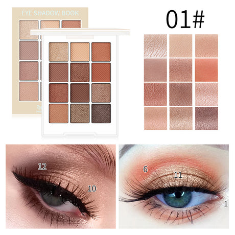 Romantic Beauty Makeup For Eye Ins Hot Sale Eye Shadow Disk 12 Color Eye Shadow - V.I.P Digital Presence