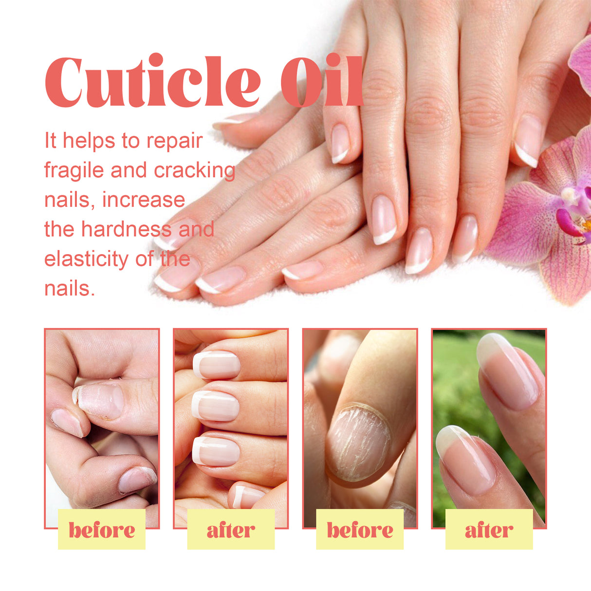 Cuticle Oil, Repair Dry Rotted Nails Thickening Moisturizing Care Brightening Nails And Cleaning - V.I.P Digital Presence