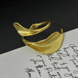Metal leaf shaped flower bracelet bracelet - V.I.P Digital Presence