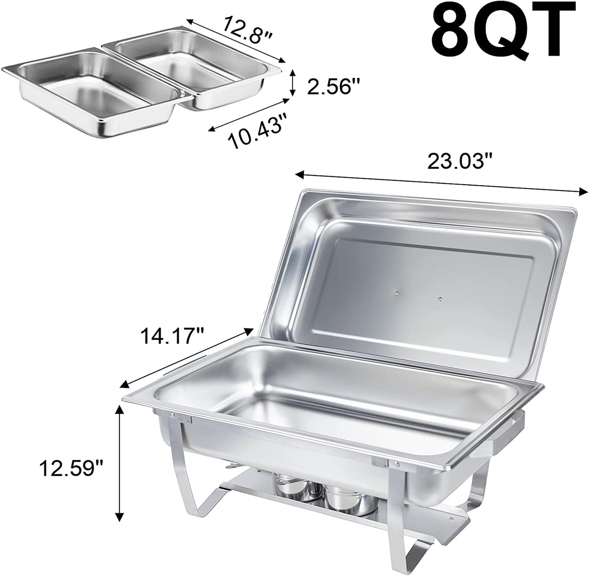 Buffet Catering Dish For Home and Outdoor 2 sets - V.I.P Digital Presence