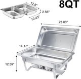 Buffet Catering Dish For Home and Outdoor 2 sets - V.I.P Digital Presence