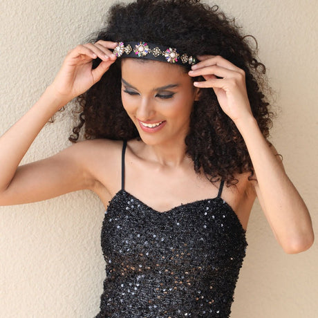 Fashionable Baroque Retro Set Water Diamond Flower Headband - V.I.P Digital Presence