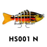 10cm Luya Bait Multi-Section Fish Plastic Hard Bait 15.5g Seven Sections Luya Bionic Bait Section Long Distance Cast Fake Bait Bait - V.I.P Digital Presence
