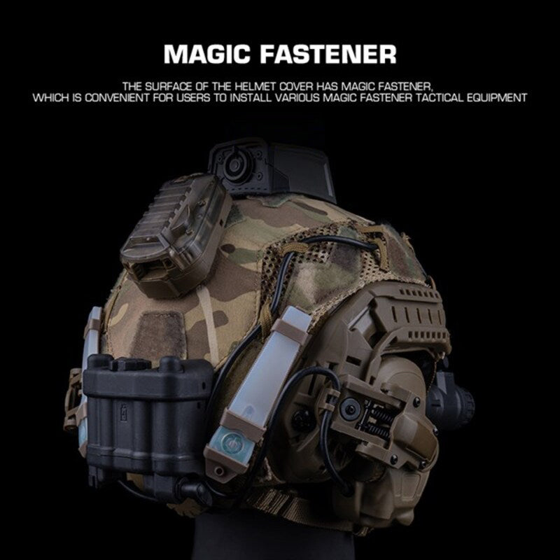 FAST SF Ultra-high Cut Camouflage Helmet Cover (Medium Size, M) - V.I.P Digital Presence