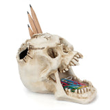 Fang Fang Terror Face Skull Storage Pen Holder Office Desktop - V.I.P Digital Presence