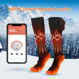 Heated Socks APP Remote Control 6000/5000mAh Rechargeable Battery Winter Thermal Electric Heating Thick Stockings 3 Gears - V.I.P Digital Presence
