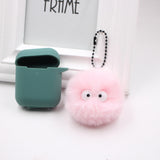 Spirited Away Dust Elf briquettes keychain pendant plush round student bag key pendant gift - V.I.P Digital Presence