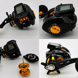 7.2:1 Digital Fishing Baitcasting Reel With Accurate Line Counter Large Display Bite Alarm Counting or Carbon Sea Fishing Rod - V.I.P Digital Presence
