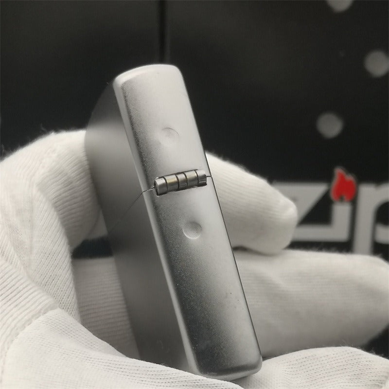 Zippo Treasure Lighter Chrome Matte Logo 205ZL - V.I.P Digital Presence