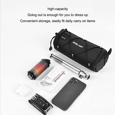 Bicycle front bag for driving, large capacity storage bag, outdoor waterproof riding bag, mountain bike front bag - V.I.P Digital Presence
