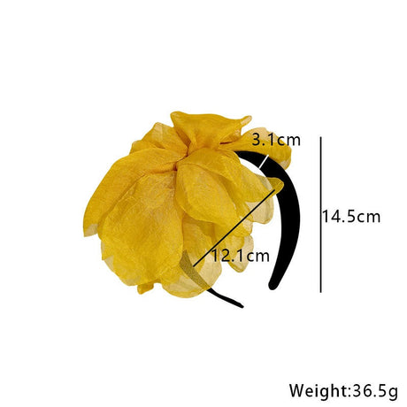 Handmade European and American headbands with versatile fabric flower hair accessories - V.I.P Digital Presence