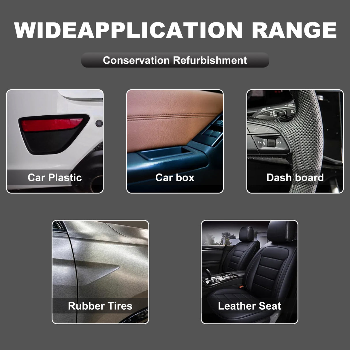 Plastic Restorer, Car Seat Interior Instrument Panel Cleaning Decontamination Polish Refurbishing Agent - V.I.P Digital Presence