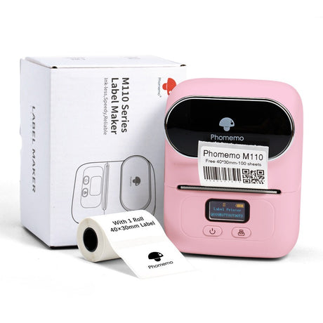 Phomemo price tag printer, home clothing tag thermal printer, handheld barcode printer - V.I.P Digital Presence