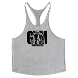 Cotton fitness vest GYM WARRIORS sport deep digging thin shoulder strap shirt - V.I.P Digital Presence