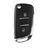 KEYYOU Modified Filp Folding Remote Car Key Shell Case For Peugeot 207 307 407 408 308 For Citroen C4 C2 HU83/VA2 Blade CE0536 - V.I.P Digital Presence