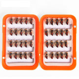 LEO 40pcs/box Fly Fishing Flies Lure High Carbon Steel Fly Tying Hooks for Trout Fishing Artificial Flies - V.I.P Digital Presence