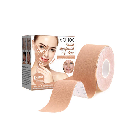 Myofascial Face Tightening Band, Face Anti-Sagging Lift Chin V-Shaped Face Breathable Face Lifting Tape - V.I.P Digital Presence