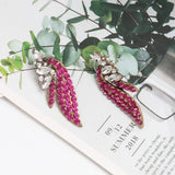 Alloy Glass Stone Stud Earrings - V.I.P Digital Presence