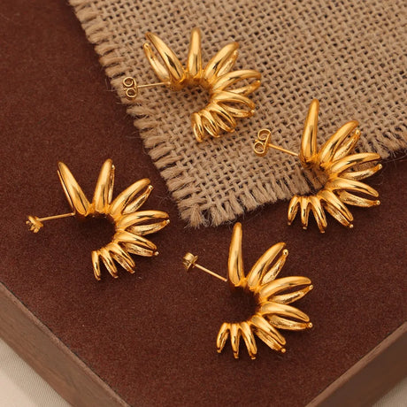 Titanium Steel Irregular Shape Earrings - V.I.P Digital Presence