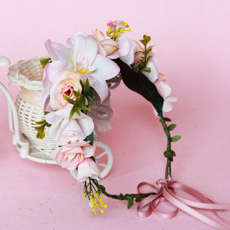 Hawaiian Vacation Wreath Headwear Beautiful Bridal Hairbands Wedding Hair Accessories Headwear Wreath - V.I.P Digital Presence