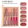 HANDAIYAN 12 Color Lip Gloss Set Liquid Lipstick Set Matte Pearlescent Non-Stick Cup Lip Gloss - V.I.P Digital Presence
