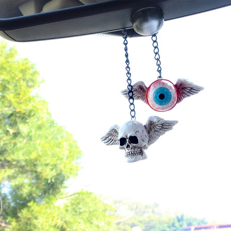 Creative resin for hanging accessories on the eye skeleton car - V.I.P Digital Presence