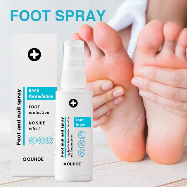 Foot Spray Foot Skin Moisturizing, Anti-Cracking, Deodorizing, Deodorizing And Repairing Nail Care Spray - V.I.P Digital Presence