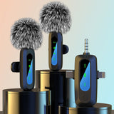 Wireless lavalier microphone J3 three in one interface intelligent sound collection and noise reduction lavalier microphone - V.I.P Digital Presence