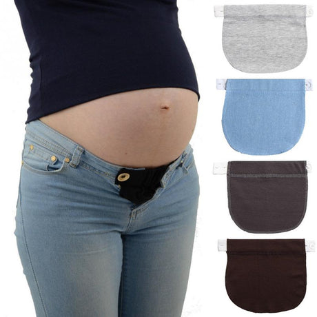 Maternity Waistband Elastic Extender Soft Pants Belt Extension Buckle Button Lengthening Pregnant Women Pregnancy Adjustable - V.I.P Digital Presence