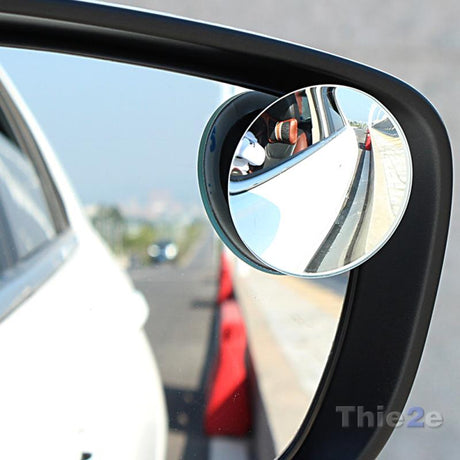 1 pair  360 Degree frameless ultrathin Wide Angle Round Convex Blind Spot mirror for parking Rear view mirror - V.I.P Digital Presence