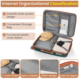 Luggage set of 4 pieces (14/20/24/28) with 4 360 degree silent rotating wheels made of PP material and durable TSA lock - V.I.P Digital Presence