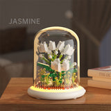 Building block flower simulation sunflower jasmine compatible with a certain high building block model toy - V.I.P Digital Presence