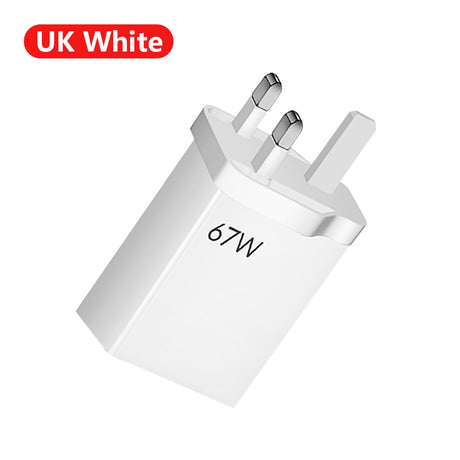 67W ultra fast charging charger with fast flash charging head - V.I.P Digital Presence