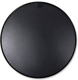 Black 16 Inch Metal Round Bathroom Mirror - V.I.P Digital Presence