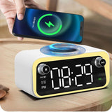 New alarm clock wireless charging Bluetooth clock thermometer wireless charging - V.I.P Digital Presence